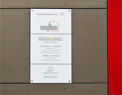 Burger und Krause Rechtsanwälte: Kanzei Augsburg